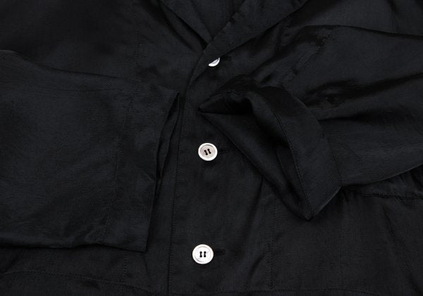 COMME des GARCONS Rayon Satin 3-Button Jacket Black Size M