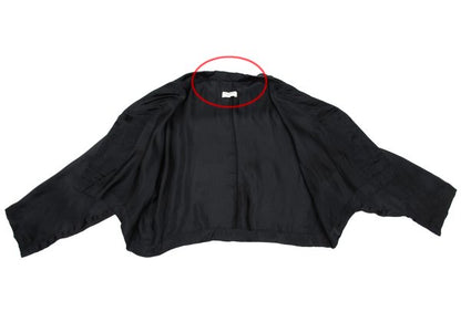 COMME des GARCONS Rayon Satin 3-Button Jacket Black Size M
