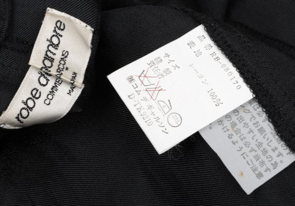 COMME des GARCONS Rayon Satin 3-Button Jacket Black Size M