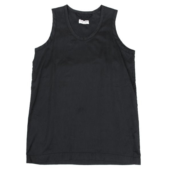COMME des GARCONS Sleeveless Nylon Blend Top Charcoal Size M