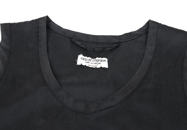 COMME des GARCONS Sleeveless Nylon Blend Top Charcoal Size M