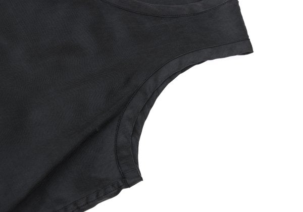 COMME des GARCONS Sleeveless Nylon Blend Top Charcoal Size M