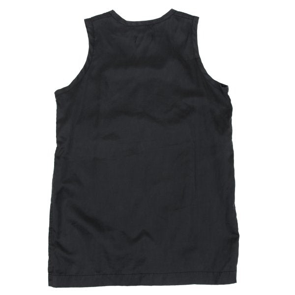 COMME des GARCONS Sleeveless Nylon Blend Top Charcoal Size M