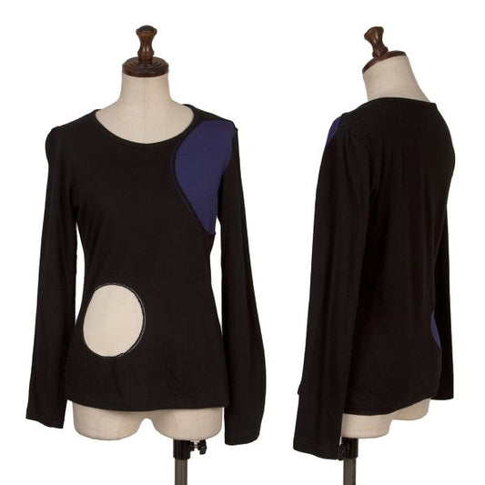 Yohji Yamamoto FEMME Dot Jacquard Zigzag Top Multi Size 2