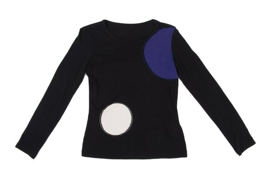 Yohji Yamamoto FEMME Dot Jacquard Zigzag Top Multi Size 2