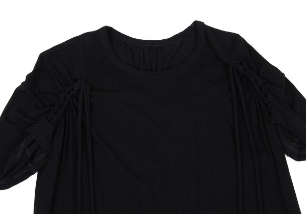 Yohji Yamamoto FEMME 23SS Twist Design T-Shirt Black Size 2