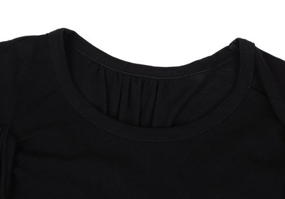Yohji Yamamoto FEMME 23SS Twist Design T-Shirt Black Size 2