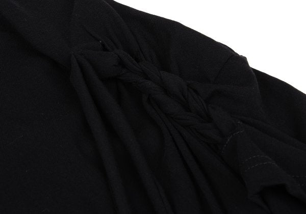 Yohji Yamamoto FEMME 23SS Twist Design T-Shirt Black Size 2