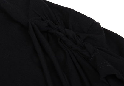 Yohji Yamamoto FEMME 23SS Twist Design T-Shirt Black Size 2