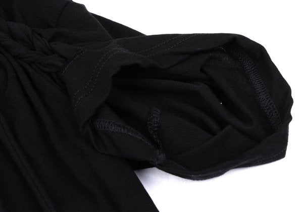 Yohji Yamamoto FEMME 23SS Twist Design T-Shirt Black Size 2