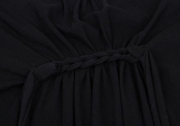 Yohji Yamamoto FEMME 23SS Twist Design T-Shirt Black Size 2