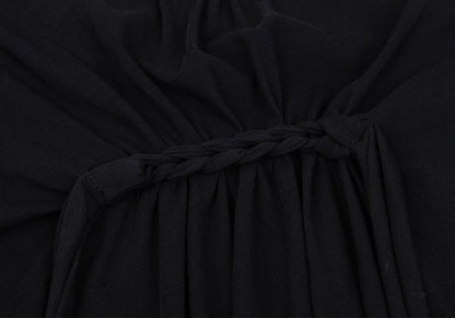 Yohji Yamamoto FEMME 23SS Twist Design T-Shirt Black Size 2