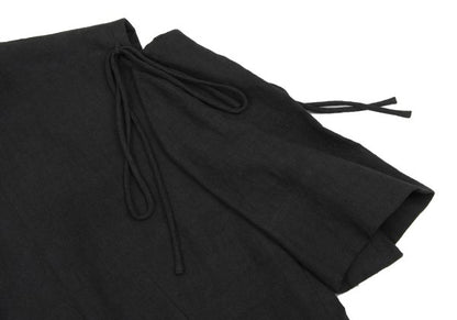 Yohji Yamamoto FEMME Linen Open Shoulder Jacket Black Size 1
