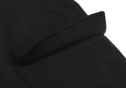 Yohji Yamamoto FEMME Linen Open Shoulder Jacket Black Size 1