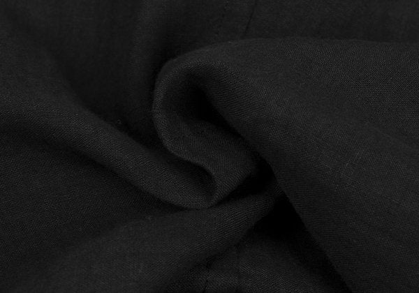 Yohji Yamamoto FEMME Linen Open Shoulder Jacket Black Size 1