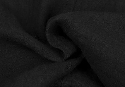 Yohji Yamamoto FEMME Linen Open Shoulder Jacket Black Size 1