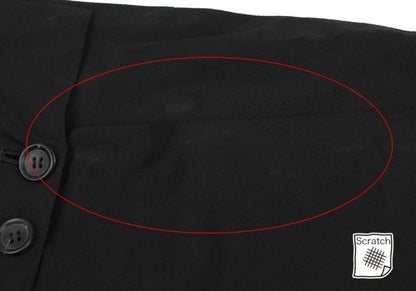 Yohji Yamamoto FEMME 23SS Rayon Side Skirt Black Size 1