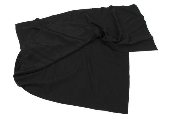 Yohji Yamamoto FEMME 23SS Rayon Side Skirt Black Size 1