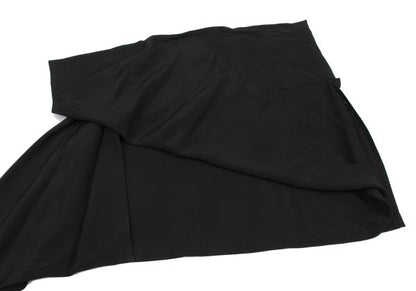 Yohji Yamamoto FEMME 23SS Rayon Side Skirt Black Size 1