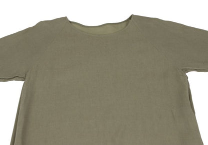 JURGEN LEHL Babaghuri Linen Blend Raglan Dress Green Size M