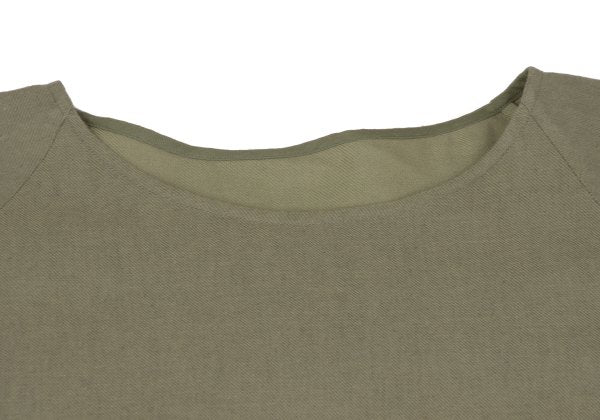 JURGEN LEHL Babaghuri Linen Blend Raglan Dress Green Size M