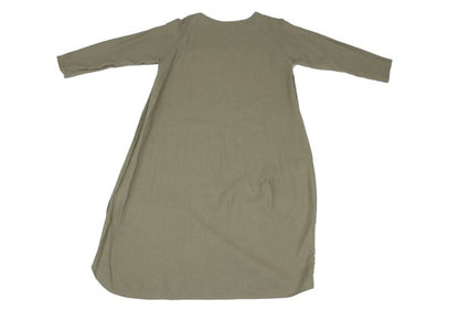 JURGEN LEHL Babaghuri Linen Blend Raglan Dress Green Size M