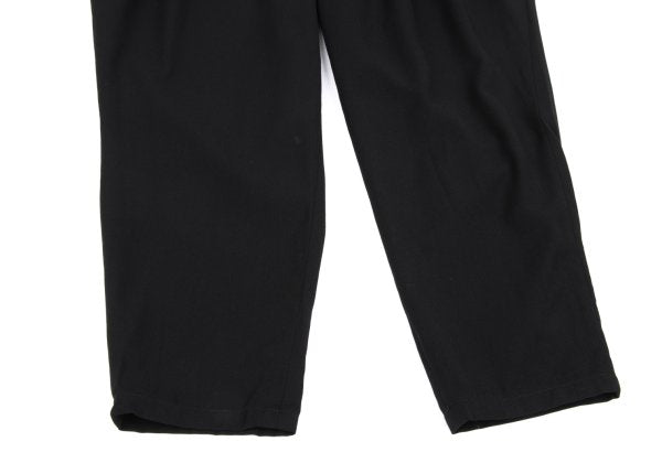 LIMI feu Wool Gabardine Gather Waist Pants Black Size S
