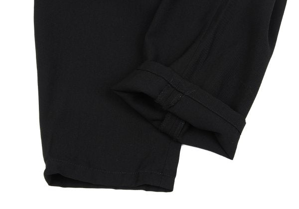 LIMI feu Wool Gabardine Gather Waist Pants Black Size S