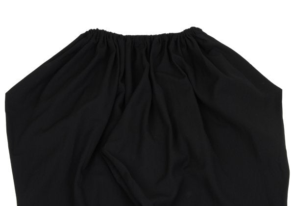 LIMI feu Wool Gabardine Gather Waist Pants Black Size S