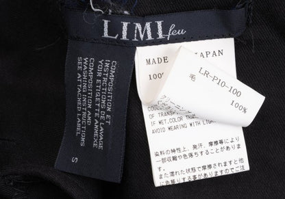 LIMI feu Wool Gabardine Gather Waist Pants Black Size S