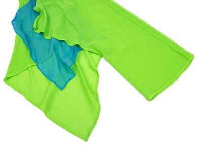 Yohji Yamamoto FEMME 14SS Silk Drape Pants Green Size 1