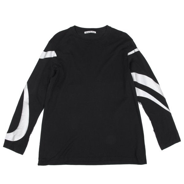 Acne Studios Tribal Sleeve Design Long Shirt Black Size S