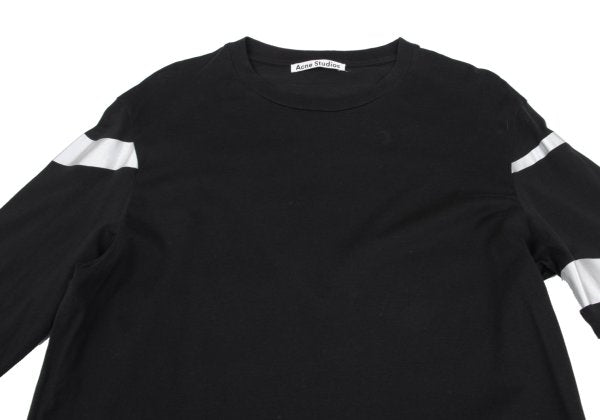 Acne Studios Tribal Sleeve Design Long Shirt Black Size S