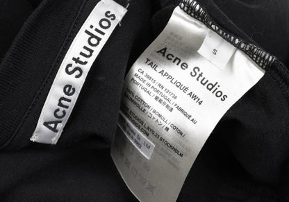 Acne Studios Tribal Sleeve Design Long Shirt Black Size S