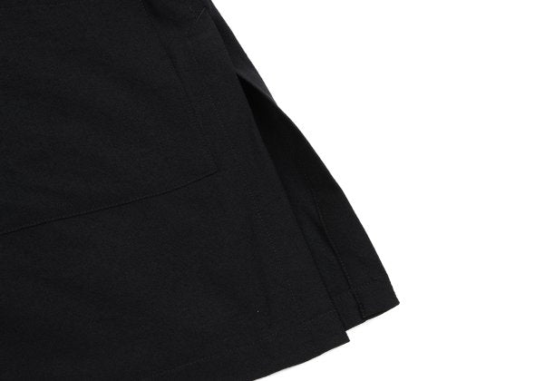 HOMMA Wool Fly Front Shirt Jacket Black Size M
