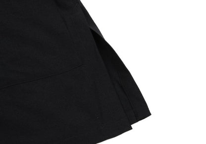 HOMMA Wool Fly Front Shirt Jacket Black Size M