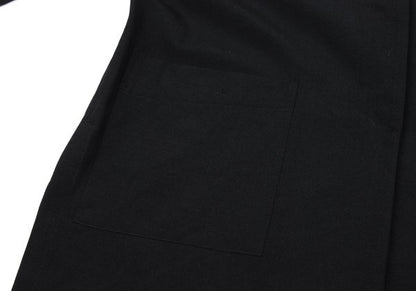 HOMMA Wool Fly Front Shirt Jacket Black Size M