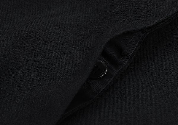 HOMMA Wool Fly Front Shirt Jacket Black Size M
