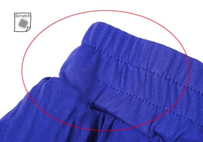 ZUCCA Wrinkle Pleated Wide Sarouel Pants Blue Size M