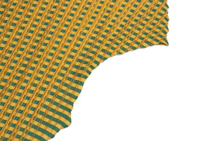 PLEATS PLEASE Poly Check Angled Pleats Tank Top Green Size 3