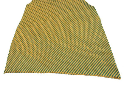 PLEATS PLEASE Poly Check Angled Pleats Tank Top Green Size 3