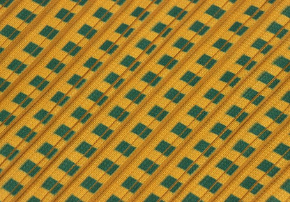PLEATS PLEASE Poly Check Angled Pleats Tank Top Green Size 3