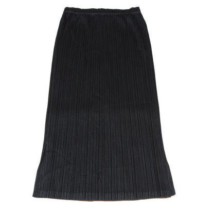 PLEATS PLEASE Mesh Pleated Layered Skirt Black Size 4
