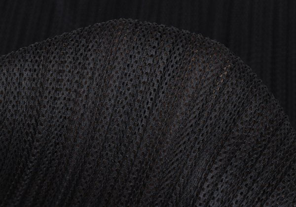 PLEATS PLEASE Mesh Pleated Layered Skirt Black Size 4