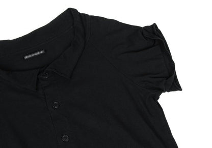 Yohji Yamamoto NOIR Cotton Drawstring Blouse Black Size 2