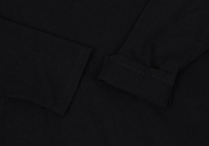 Yohji Yamamoto NOIR Cotton Hem Button L/S Tee Black Size 2