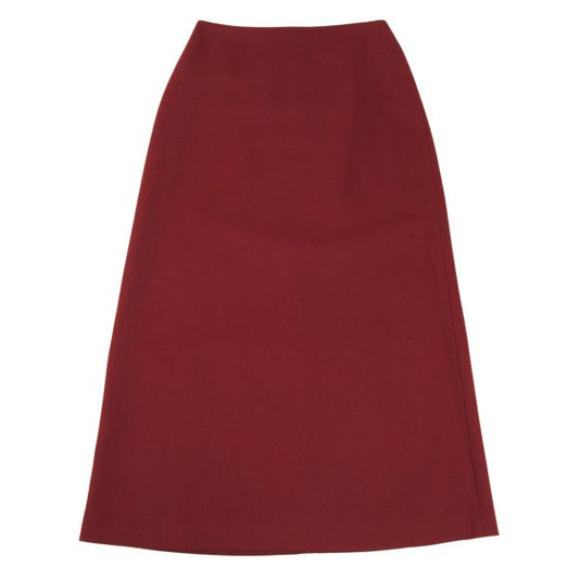 Sybilla Wool Blend A-Line Maxi Skirt Red Size 63-90