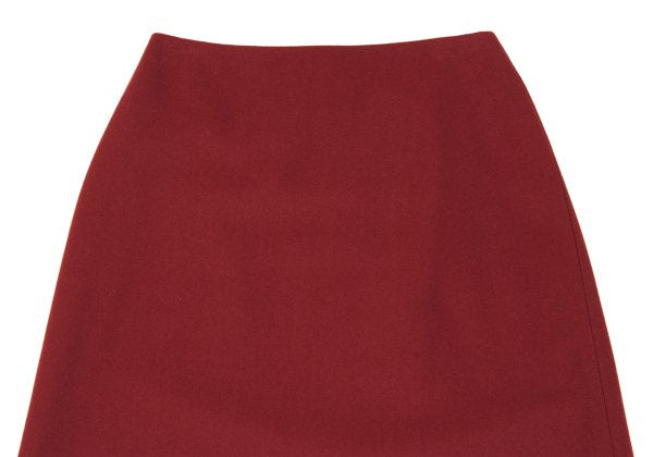 Sybilla Wool Blend A-Line Maxi Skirt Red Size 63-90