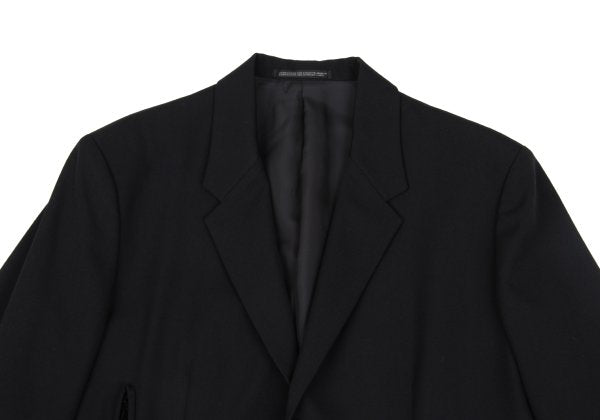 Yohji Yamamoto FEMME 95AW Gabardine Net Jacket Black Size S