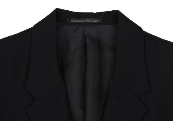 Yohji Yamamoto FEMME 95AW Gabardine Net Jacket Black Size S